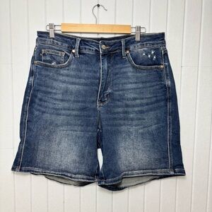 Judy Blue Indigo Jean Shorts JB150246 DK-CO  size 1XL